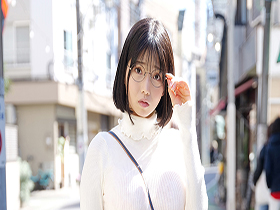 嗚呼、押しに弱すぎるよ。悪魔的ロケット乳の地味メガネ爆乳しろ~と娘。隠し撮りからのAV出演記録。 サンプル動画サムネイル