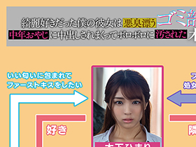 綺麗好きだった僕の彼女は悪臭漂うゴミ部屋で中年おやじに中出しされまくってボロボロに汚された 木下ひまり サンプル動画サムネイル