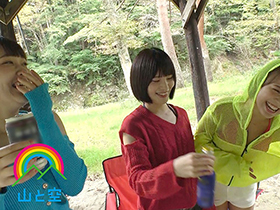 はめキャン 恵体むっちり痴女が野外で変態ブースト!新垣智江 サンプル動画サムネイル